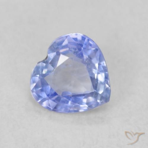 9,17 ctw natürlicher Baby blau Saphir, Herz, VS