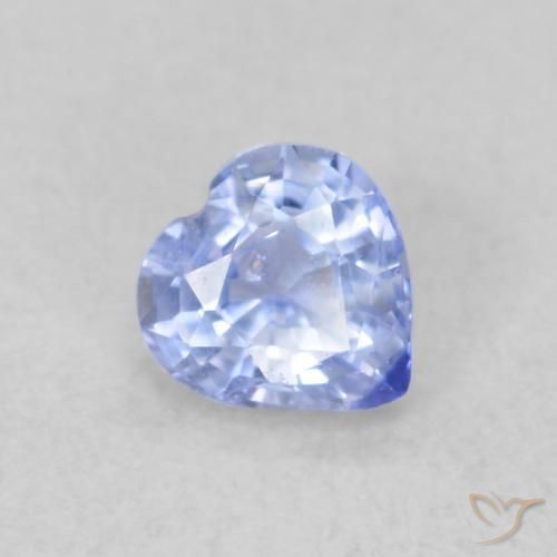 9,17 ctw natürlicher Pastellblau Saphir, Herz, VS