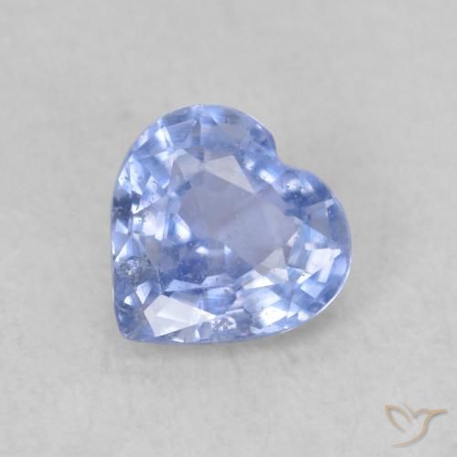 9,17 ctw natürlicher Pastellblau Saphir, Herz, VS