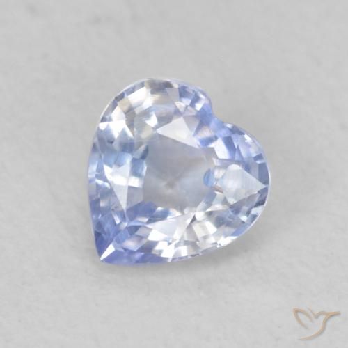 9,17 ctw natürlicher Pastellblau Saphir, Herz, VS