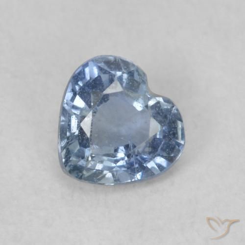 0.41ct Natürlicher Blau Saphir, Herz, VS