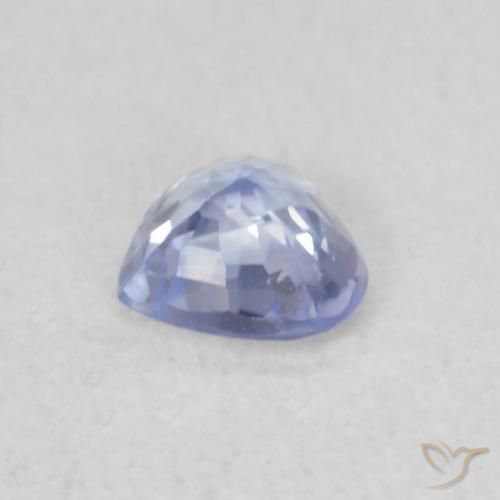 9,17 ctw natürlicher Hellviolettes Blau Saphir, Herz, VS