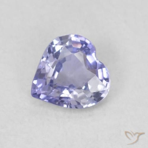 0.30ct Natürlicher hellblau Saphir, Herz, VS