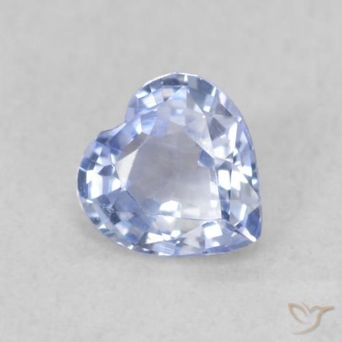 9,17 ctw natürlicher Pastellblau Saphir, Herz, VVS-VS