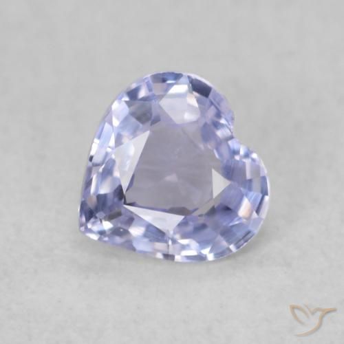 0.38ct Natürlicher hellblau Saphir, Herz, VVS-VS