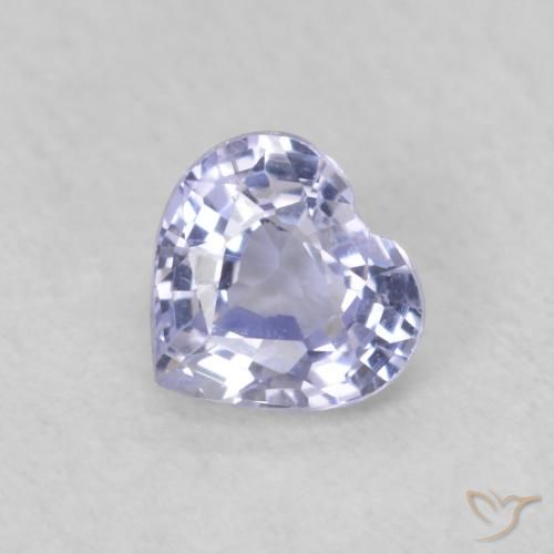 0.36ct Natürlicher hellblau Saphir, Herz, VVS-VS