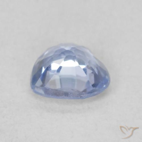 9,17 ctw natürlicher Hellviolettes Blau Saphir, Herz, VVS-VS