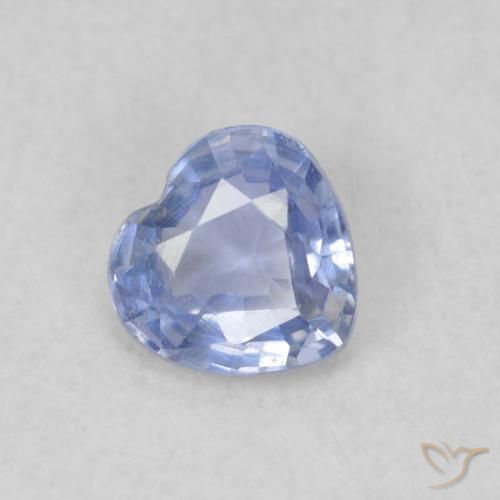 9,17 ctw natürlicher Pastellblau Saphir, Herz, VS
