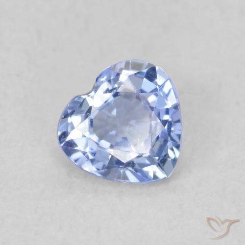 9,17 ctw natürlicher Pastellblau Saphir, Herz, VS