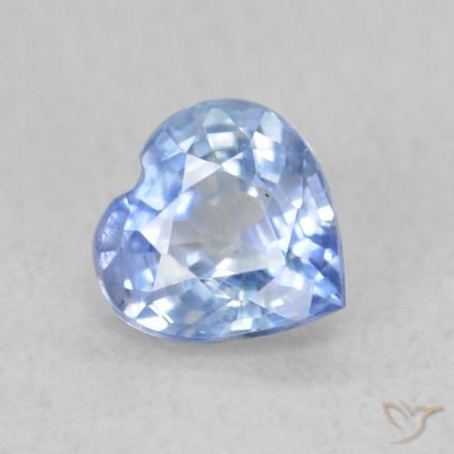 9,17 ctw natürlicher Pastellblau Saphir, Herz, VS