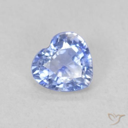 9,17 ctw natürlicher Pastellblau Saphir, Herz, VS