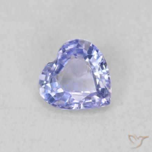 9,17 ctw natürlicher Pastellblau Saphir, Herz, VS