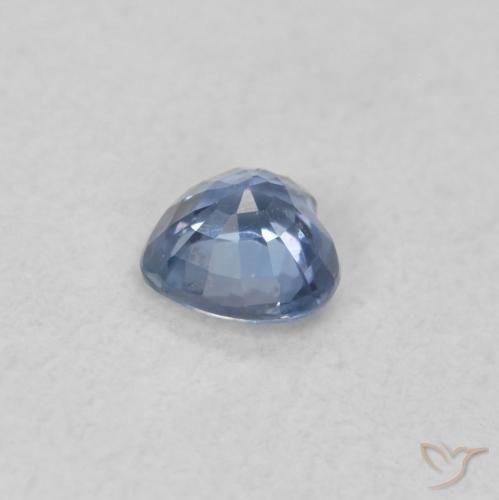 9,17 ctw natürlicher Hellviolettes Blau Saphir, Herz, VS