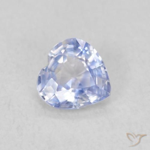 9,17 ctw natürlicher Pastellblau Saphir, Herz, VS