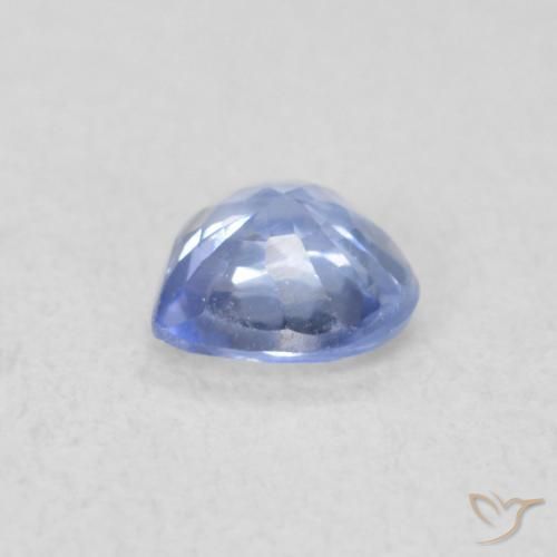 9,17 ctw natürlicher Hellviolettes Blau Saphir, Herz, VS