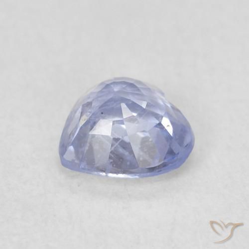 9,17 ctw natürlicher Hellviolettes Blau Saphir, Herz, VS