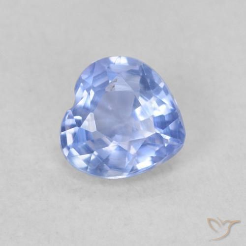 9,17 ctw natürlicher Pastellblau Saphir, Herz, VS