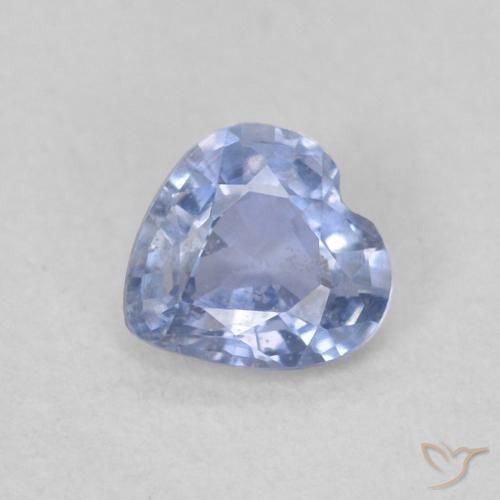 9,17 ctw natürlicher Baby blau Saphir, Herz, VS