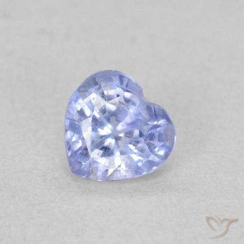 9,17 ctw natürlicher hellviolett-blau Saphir, Herz, VS
