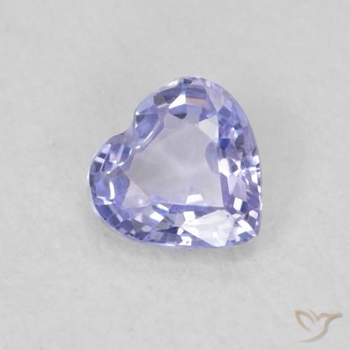 0.28ct Natürlicher hellblau Saphir, Herz, VS