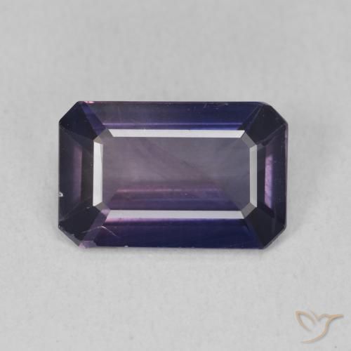 3.22ct Natürlicher Mitternachtsblau Saphir, Oktagonschliff, VS, Photo A