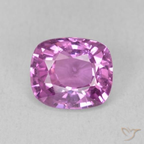 1.68ct Natürlicher Rosaig-lila Saphir, Kissen, VS