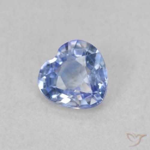 9,17 ctw natürlicher Pastellblau Saphir, Herz, VS