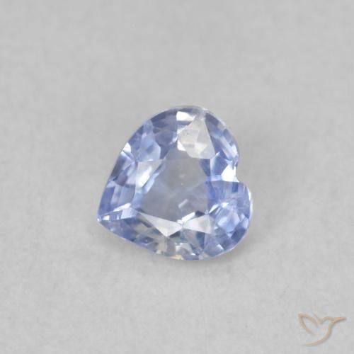 9,17 ctw natürlicher Pastellblau Saphir, Herz, VS