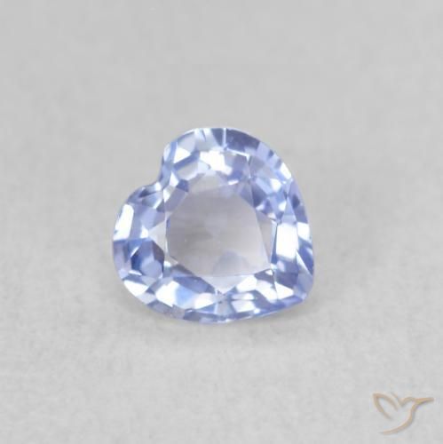 9,17 ctw natürlicher Pastellblau Saphir, Herz, VS