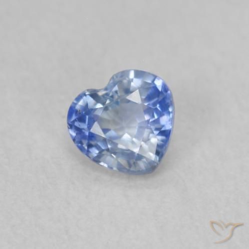 9,17 ctw natürlicher Pastellblau Saphir, Herz, VS