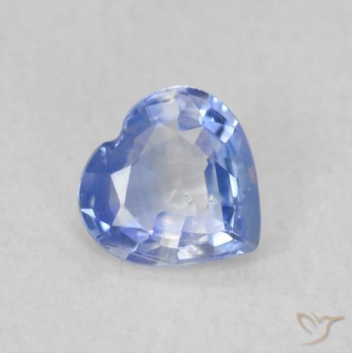 9,17 ctw natürlicher Pastellblau Saphir, Herz, VS