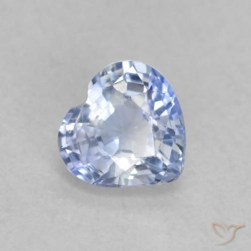 9,17 ctw natürlicher Pastellblau Saphir, Herz, VVS-VS