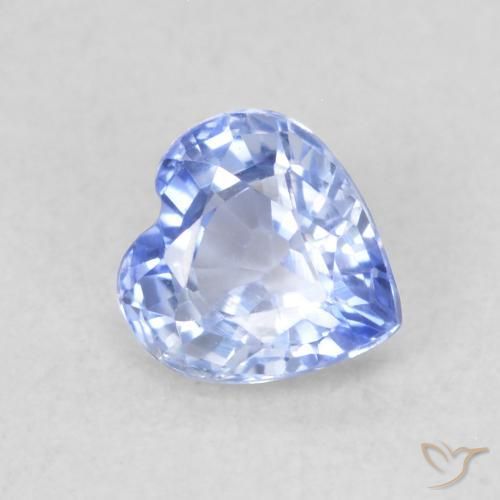 9,17 ctw natürlicher Pastellblau Saphir, Herz, VVS-VS