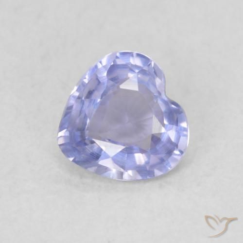 0.36ct Natürlicher hellblau Saphir, Herz, VVS-VS
