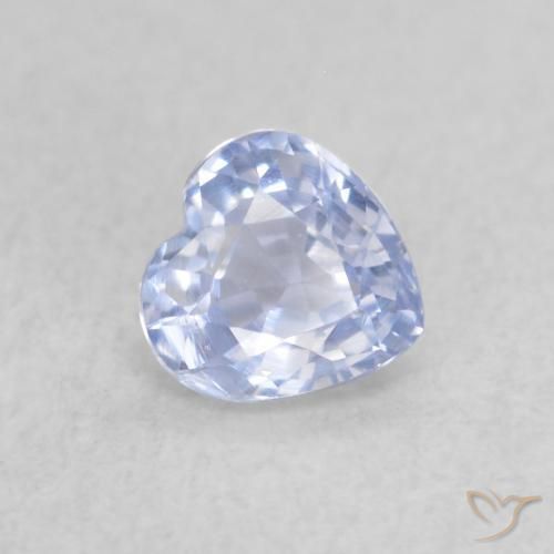 9,17 ctw natürlicher Pastellblau Saphir, Herz, VVS-VS