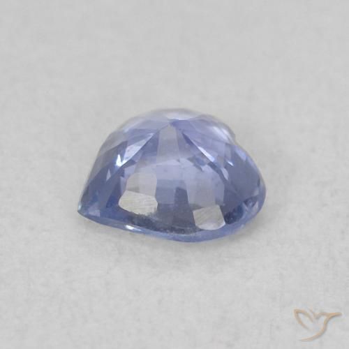 9,17 ctw natürlicher violett-blau Saphir, Herz, VS