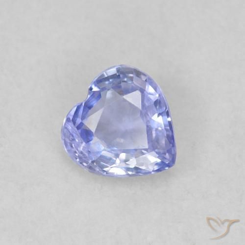 0.23ct Natürlicher hellblau Saphir, Herz, VS