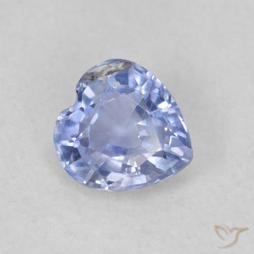 9,17 ctw natürlicher Pastellblau Saphir, Herz, VS