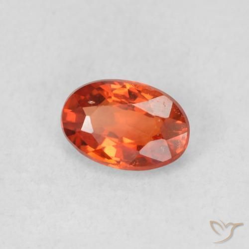 9,17 ctw natürlicher Warmes Orange Saphir, Oval, VS