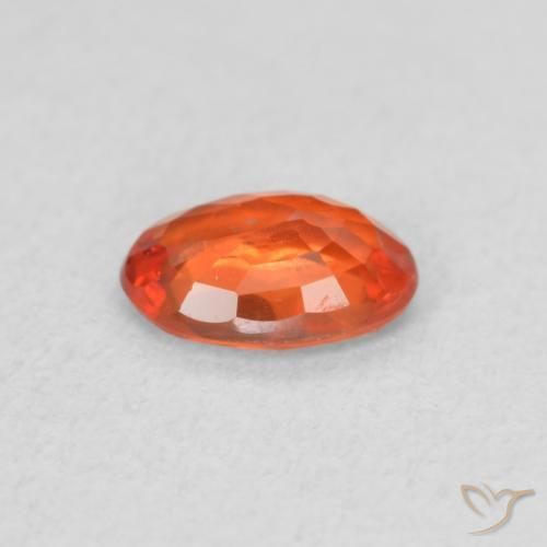 9,17 ctw natürlicher Feuerorange Saphir, Oval, VS