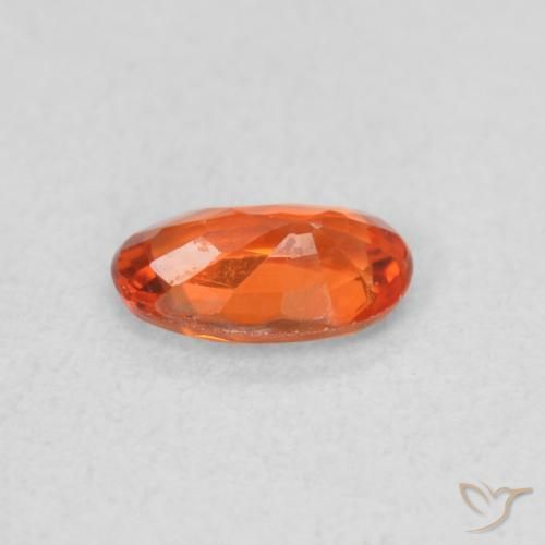 9,17 ctw natürlicher Feuerorange Saphir, Oval, VVS-VS