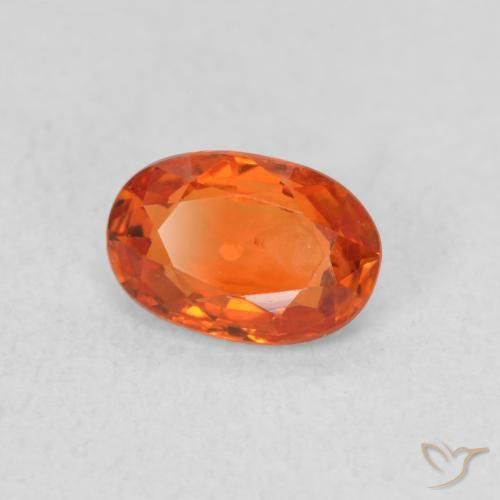 9,17 ctw natürlicher Mittelorange Saphir, Oval, VS