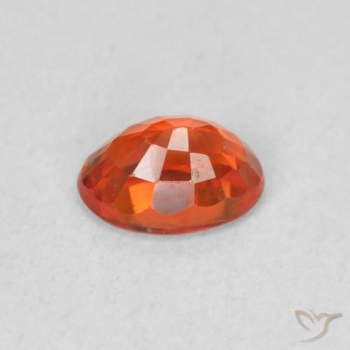 9,17 ctw natürlicher Feuerorange Saphir, Oval, VS