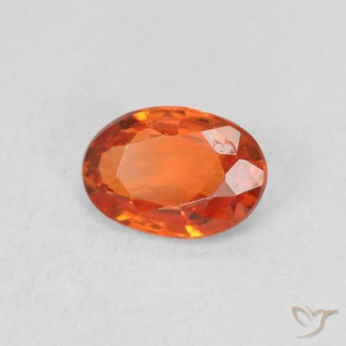 9,17 ctw natürlicher Warmes Orange Saphir, Oval, VS