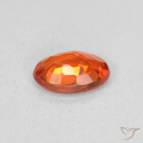 9,17 ctw natürlicher Warmes Orange Saphir, Oval, VS