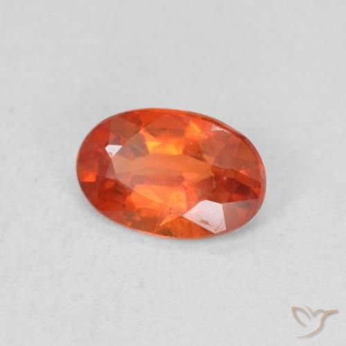 9,17 ctw natürlicher Feuerorange Saphir, Oval, VS