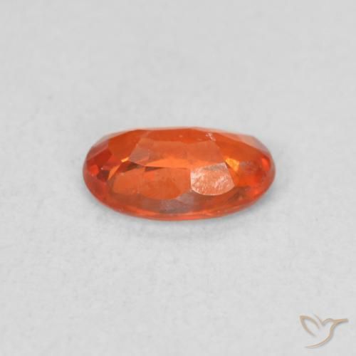 9,17 ctw natürlicher Feuerorange Saphir, Oval, VS