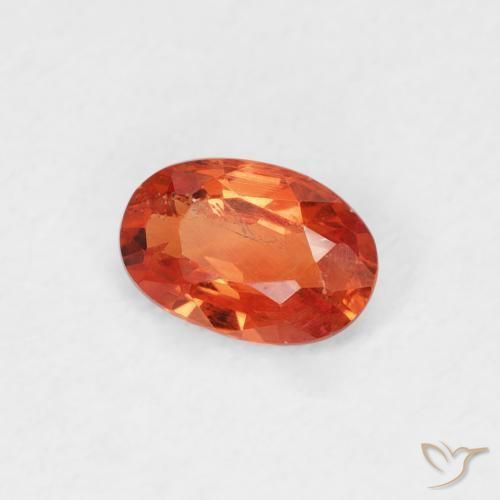 9,17 ctw natürlicher Amber Orange Saphir, Oval, VS