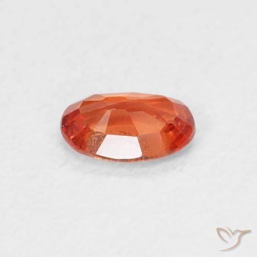 9,17 ctw natürlicher Amber Orange Saphir, Oval, VS