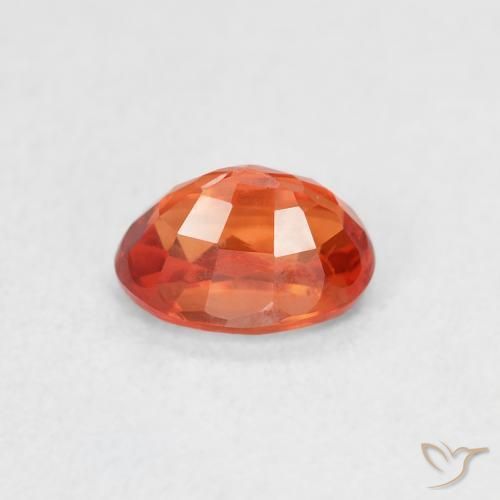 9,17 ctw natürlicher Warmes Orange Saphir, Oval, VS